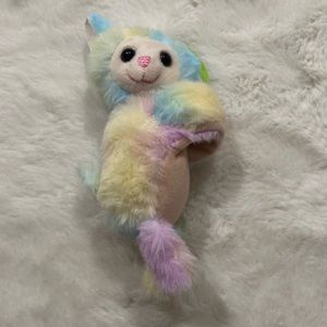 Happy go fluffy plush wrist wrap
